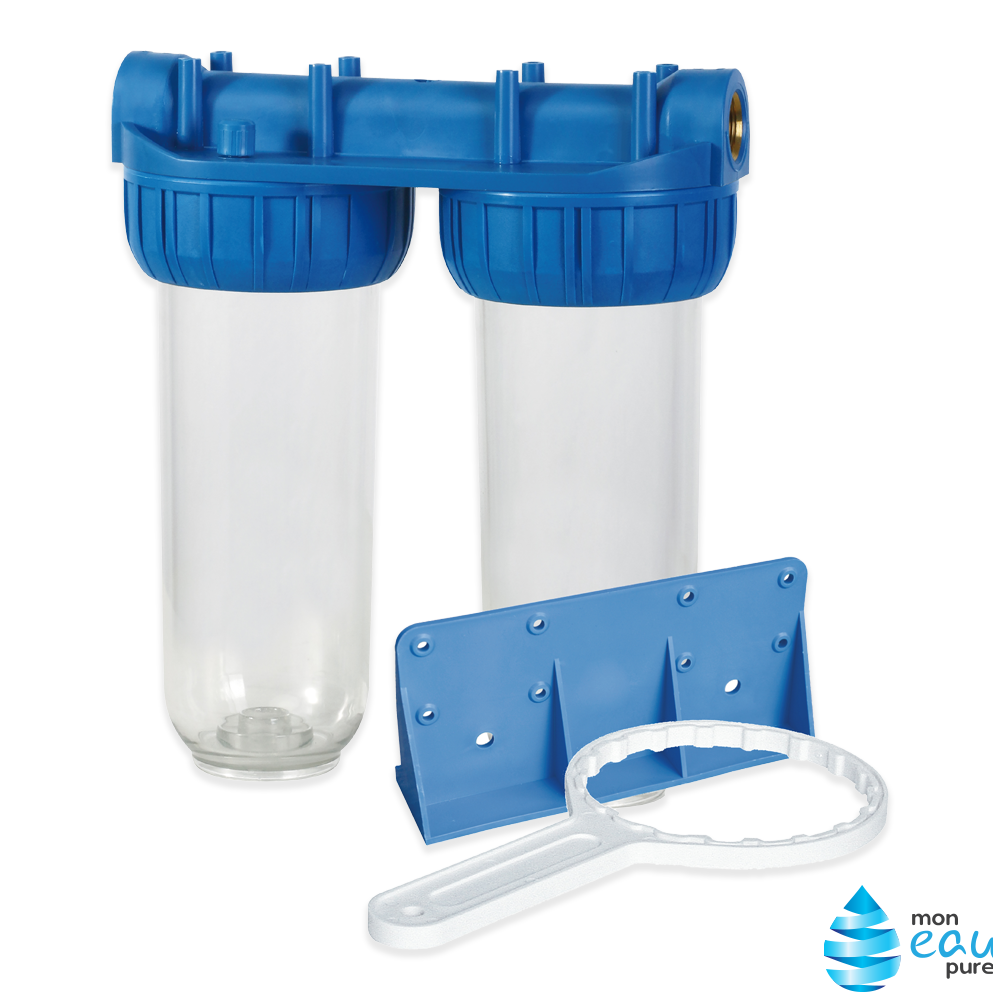 Double Boitier de Filtration pour Adoucisseur Double Boitier de Filtration pour Adoucisseur