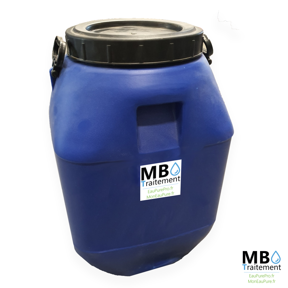 Fût résine échangeuse ions